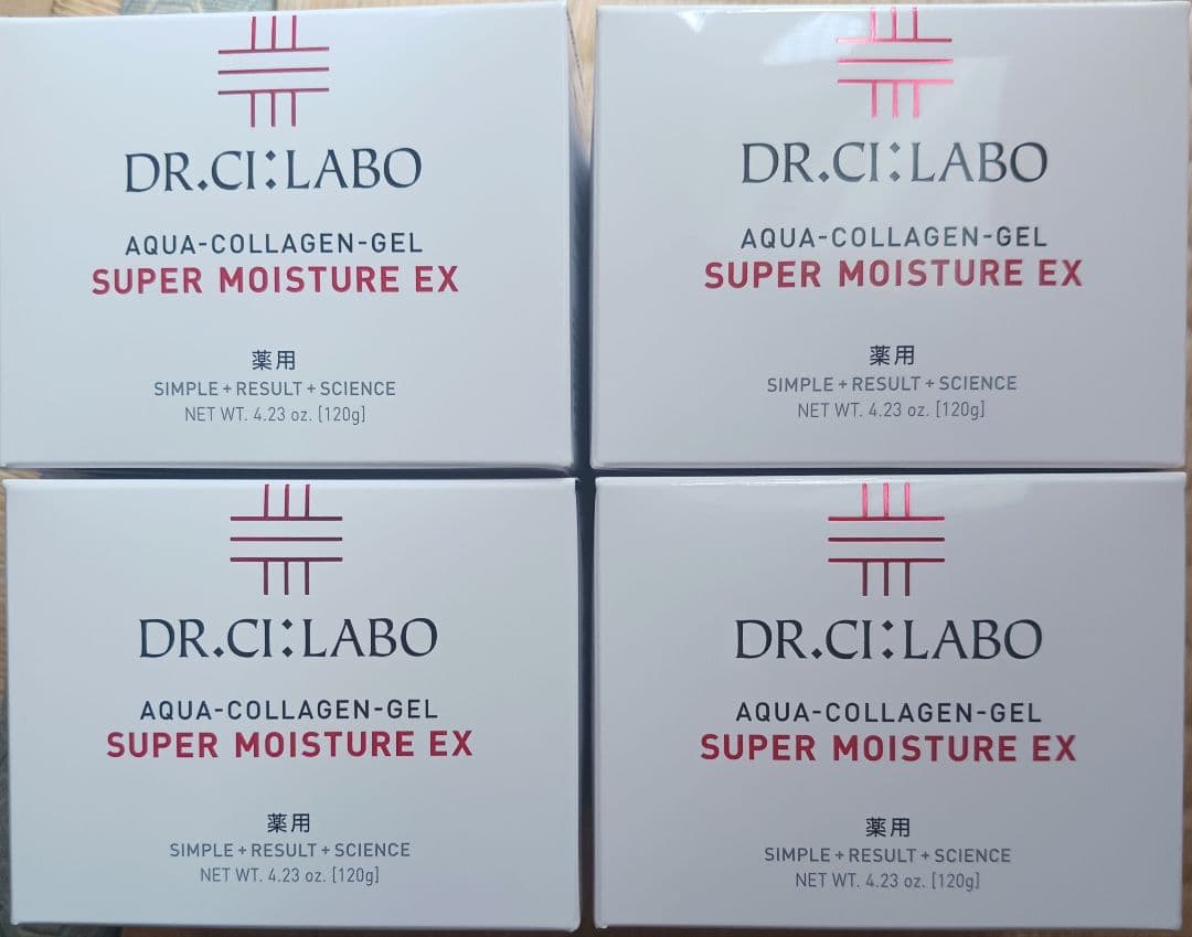 ドクターシーラボ 薬用ゲル 120g×4個 EX18 保湿 大容量 薬用アクアコラーゲンゲル スーパーモイスチャーEX｜口コミ・効果もご