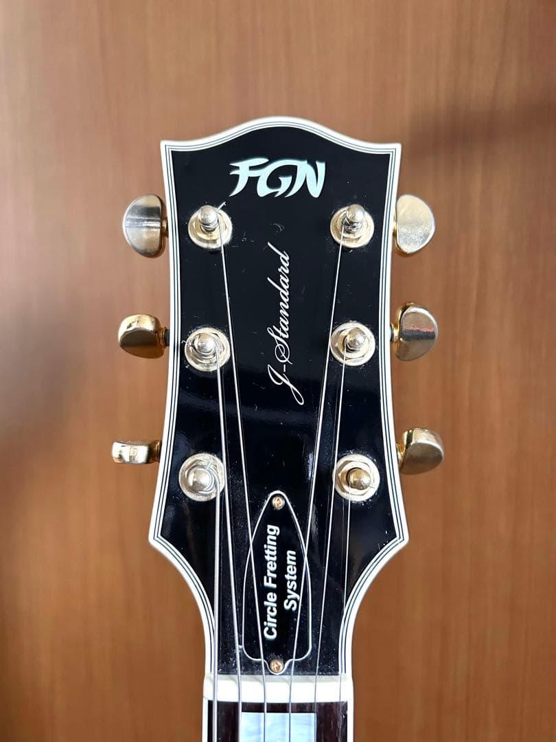 FGN Fujigen フジゲン F-standard 黒 ブラック レスポール - メルカリ