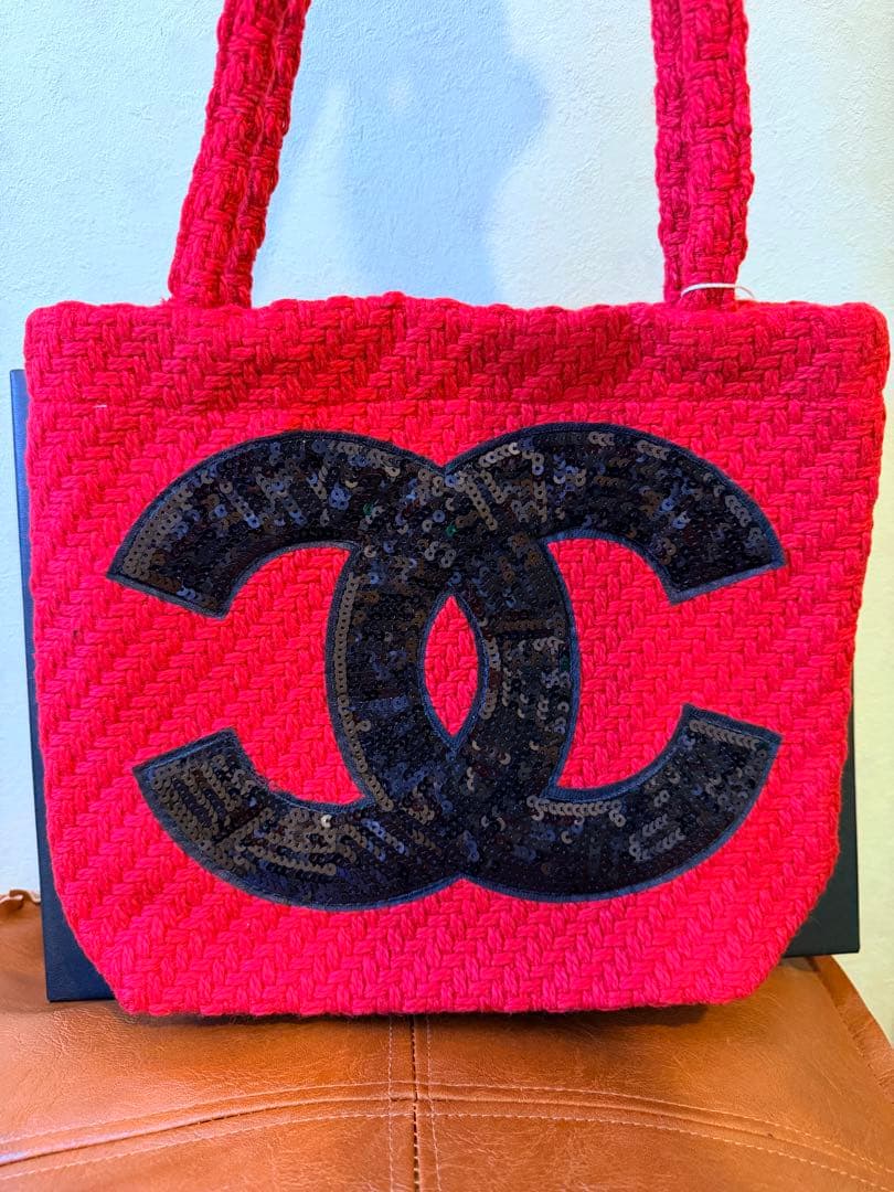 CHANEL シャネル　ビッグ　レッド CCロゴ トートバッグ ノベルティ 70173-1.jpg?crop=center&height
