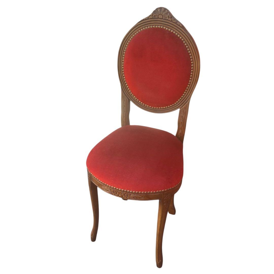 美品　イタリア製　ロココ調　アンティークチェア　ドールチェア　ヴィンテージ　猫足