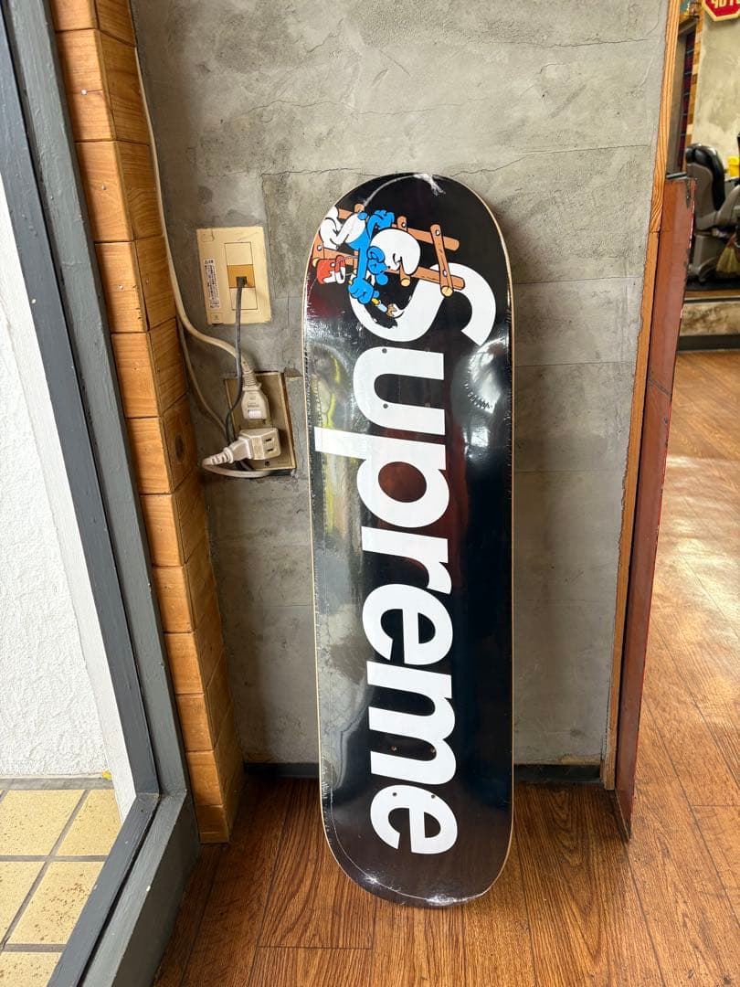 Supreme Smurfデザイン スケートボードデッキ