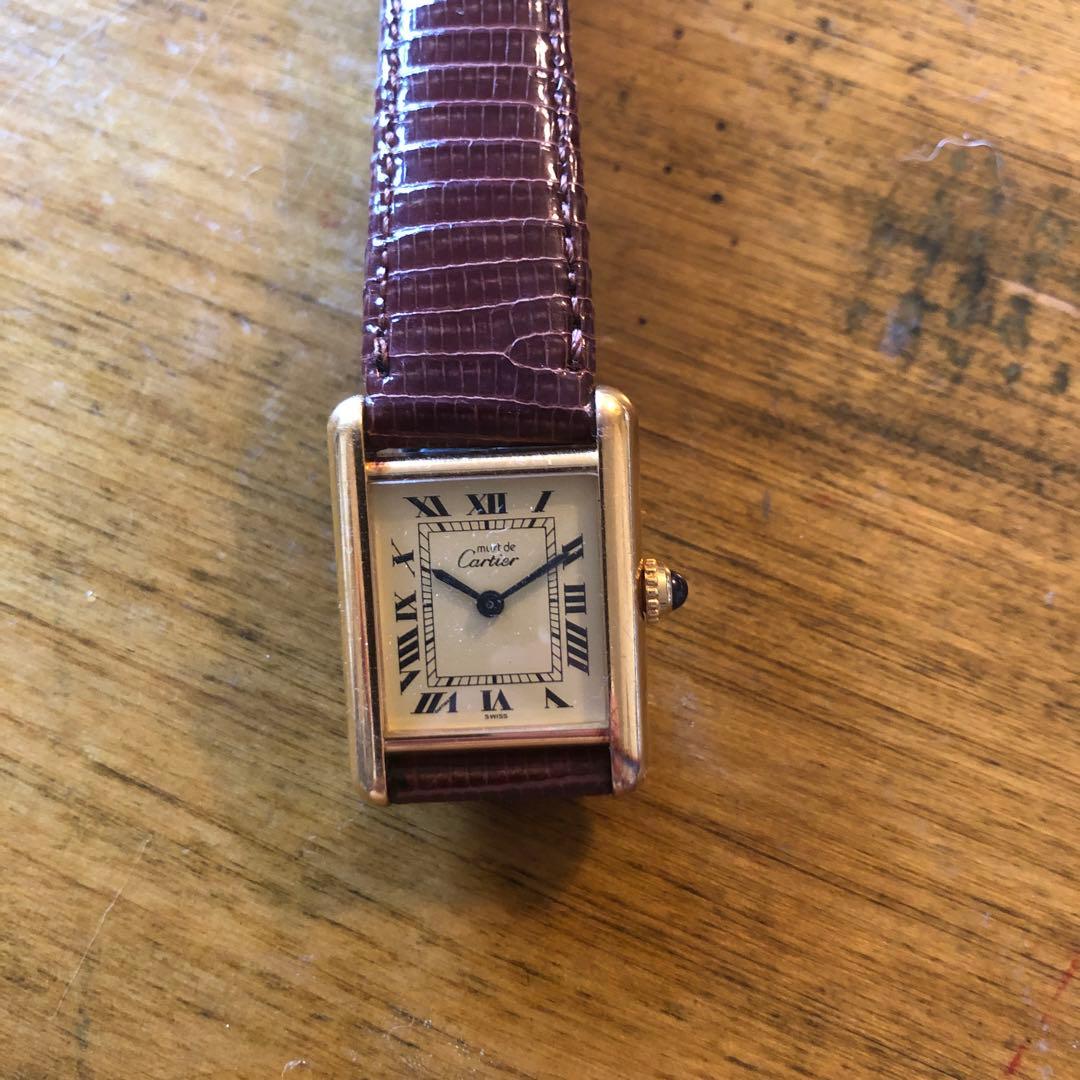 【稼働不可】Cartier カルティエ タンク ヴィンテージ 30年物 修理前提