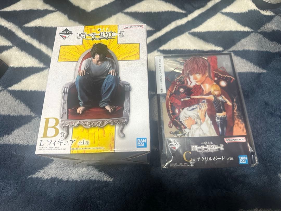 一番くじ デスノート B賞 L フィギュア C賞 アクリルボード