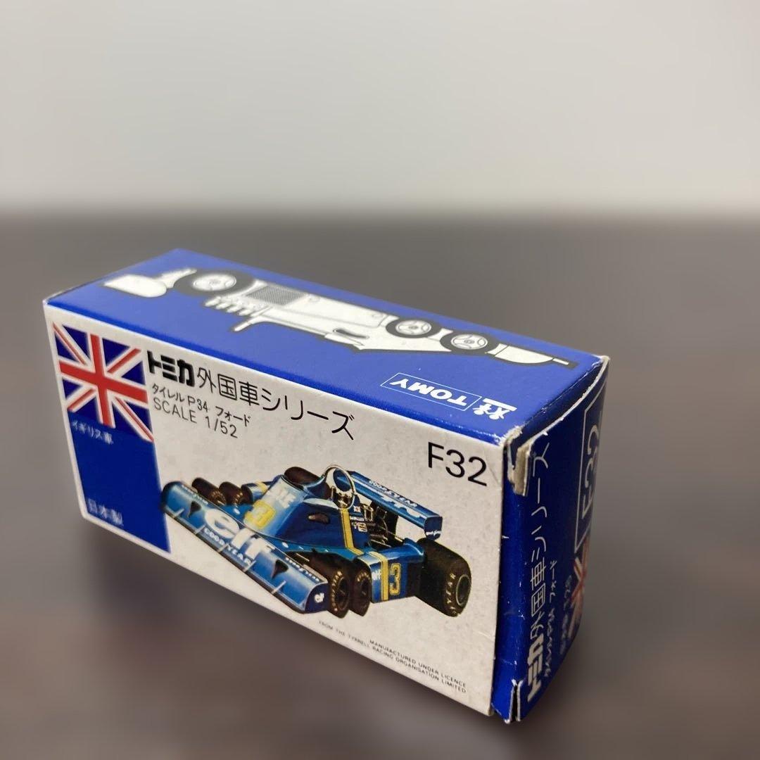 トミカ青箱F32｜タイレルP34 フォード 日本製T26 シール付き - メルカリ