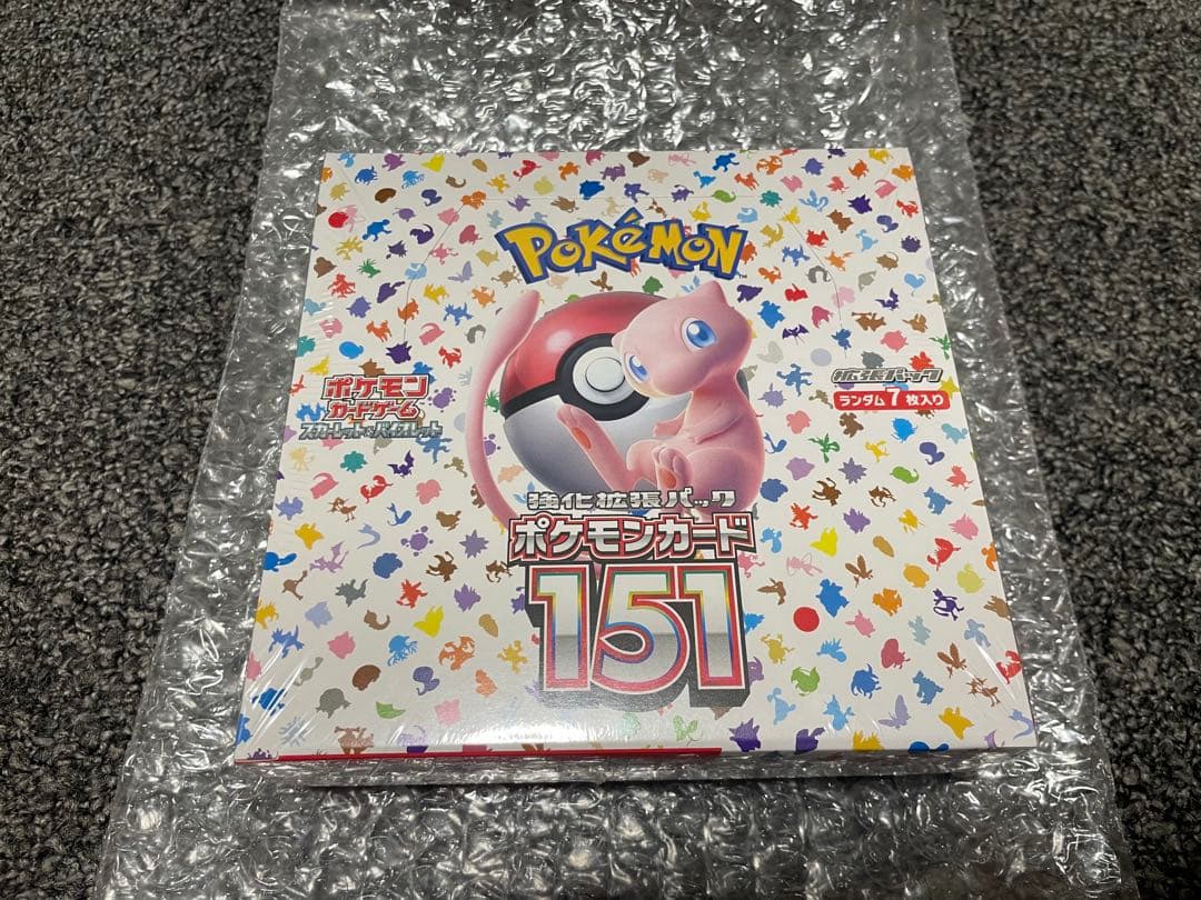 新品未開封 ポケモンカード151 シュリンク付き ポケモンカードゲーム ポケモンカード151 BOX シュリンク付き 新品 未