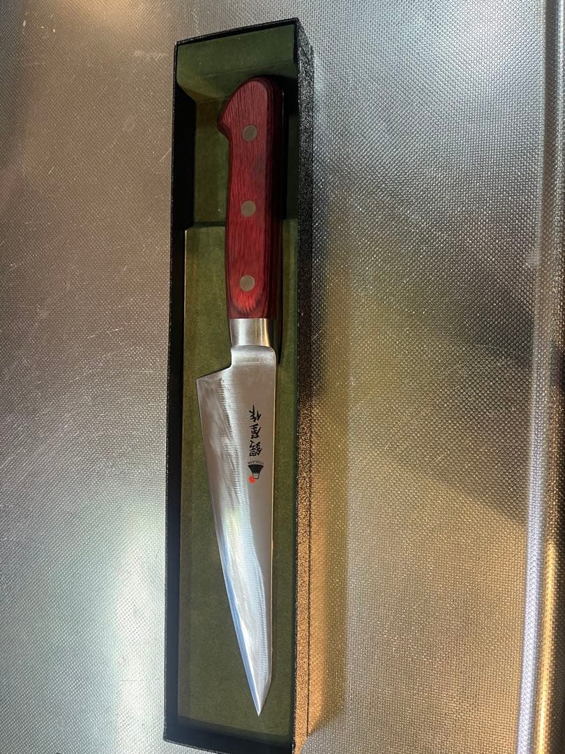 鍔屋　骨スキ 赤柄