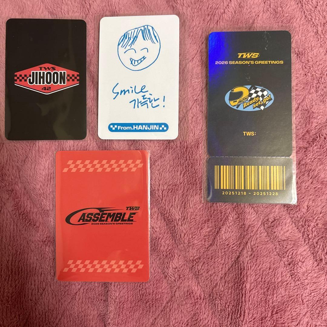 TWS ジフン シーグリ トレカ シーグリフォトチケット ジフン - メルカリ