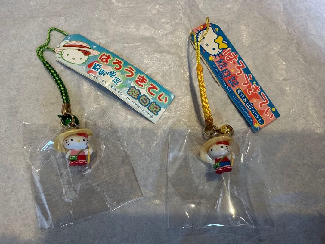 【激レア】ご当地キティ オリジナルストラップ　夏季限定　絵日記