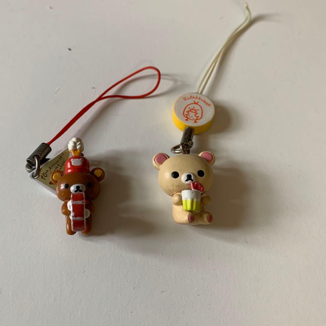 リラックマコリラックマストラップ2点 - メルカリ