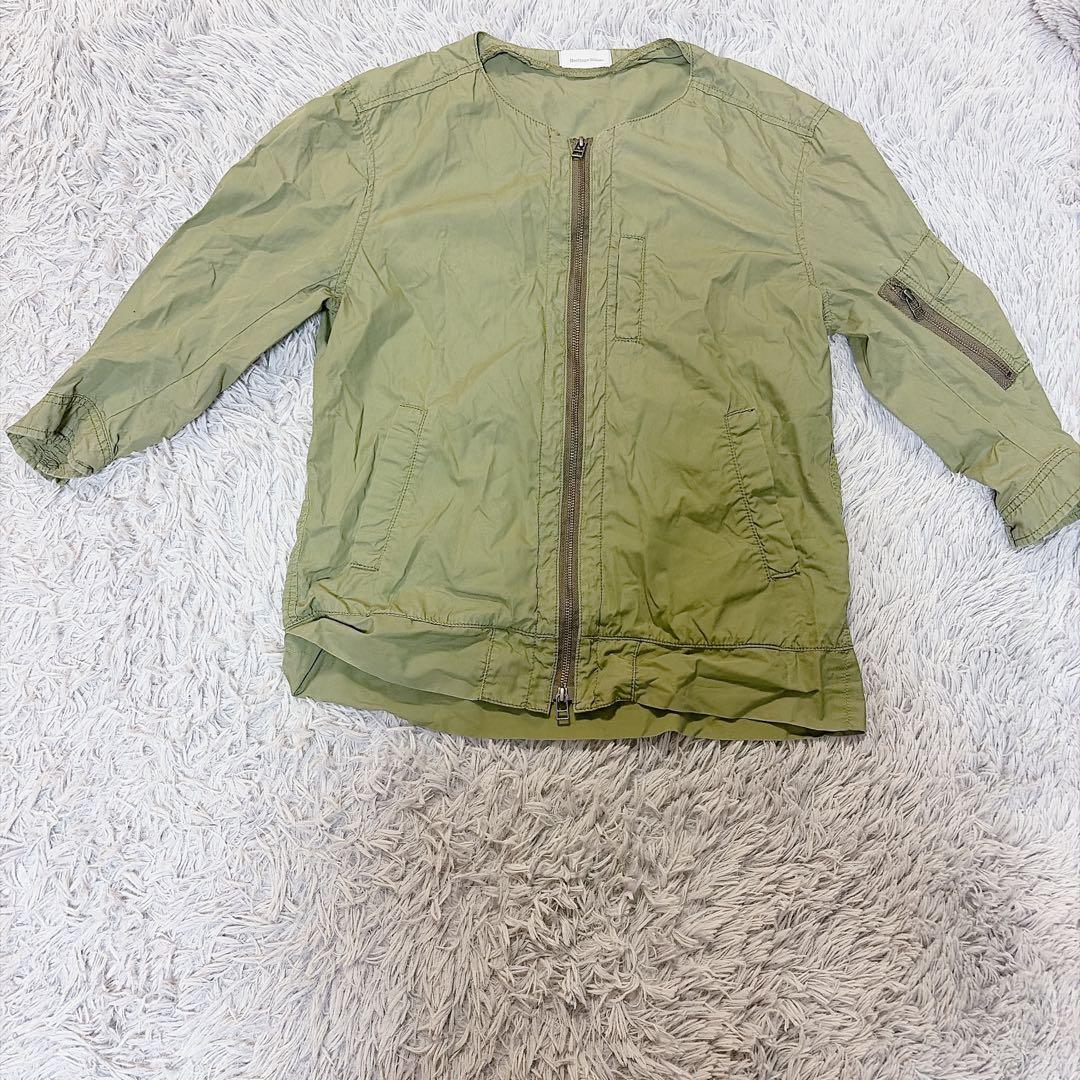 Heritage Stone 軽量オリーブグリーンジャケットジップアップ - メルカリ