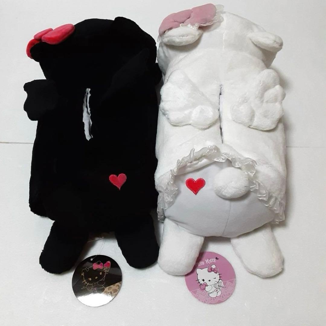 天使と小悪魔シリーズ キティ ぬいぐるみ ティッシュカバー 2個セット
