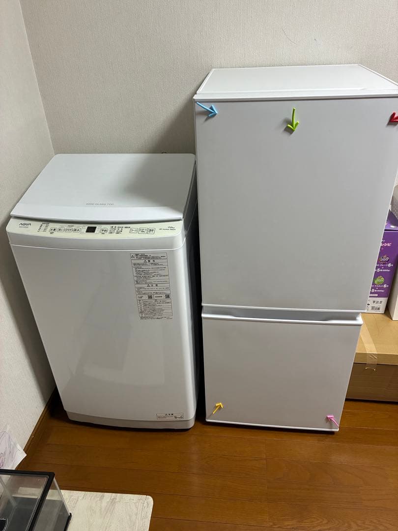 冷蔵庫、洗濯機　セット販売