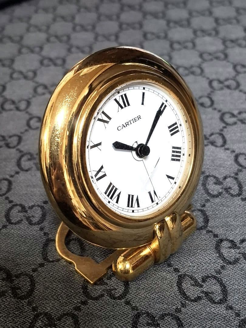 CARTIER 　カルティエトラベルウォッチ　カルティエ置き時計