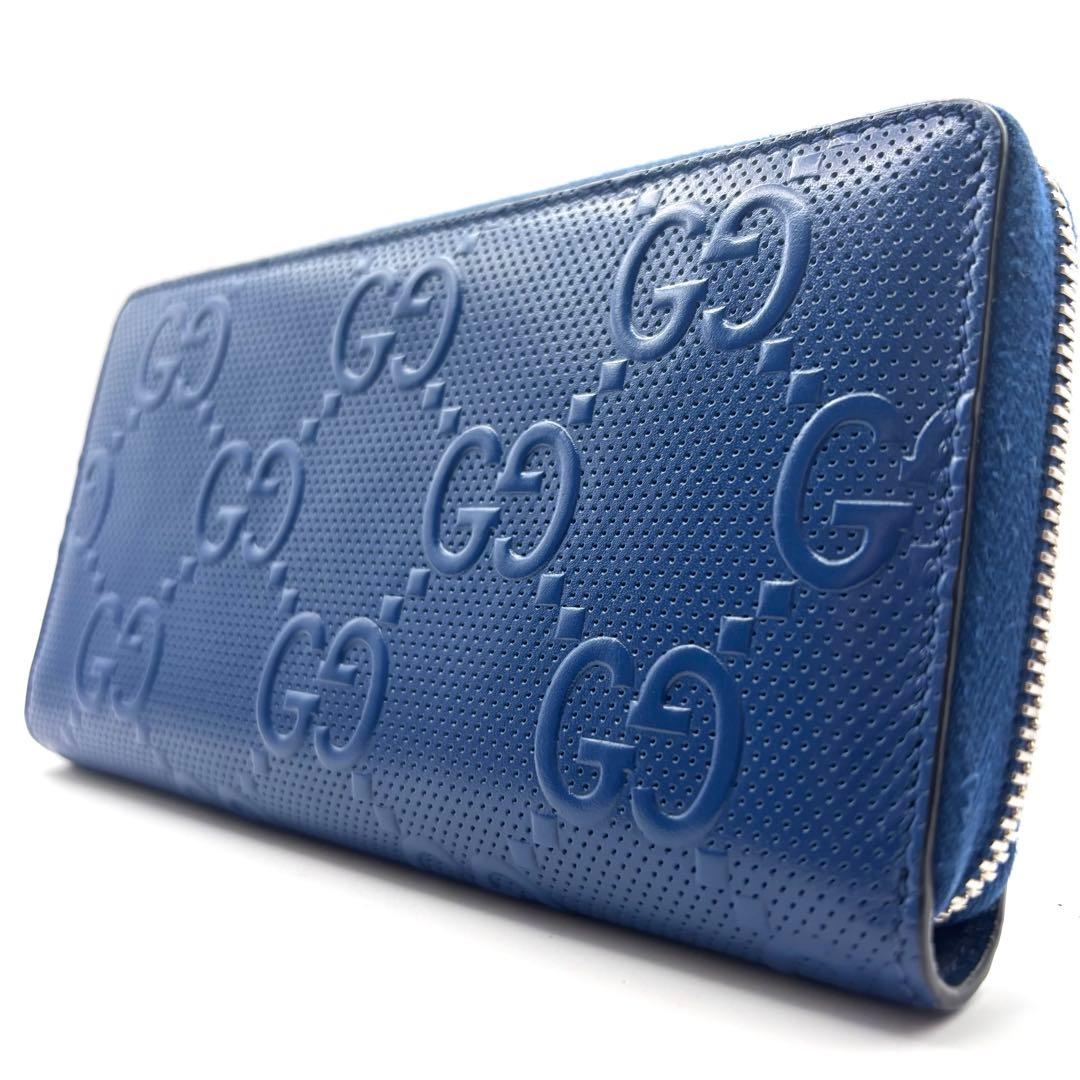 美品 グッチ 長財布 ジャンボGG エンボスロゴ ラウンドファスナー レザー 楽天市場】GUCCI グッチ メンズフロントジャンボGGエンボスロゴ小銭