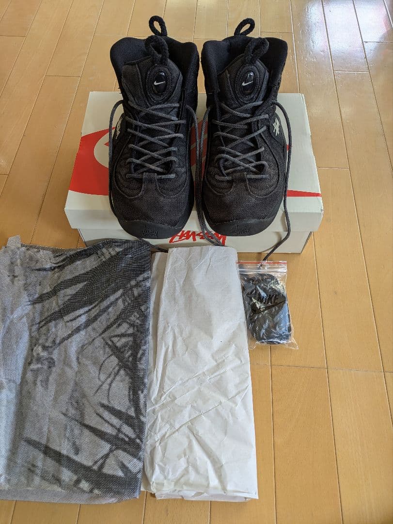 □建国記念日値下げ NIKE エアペニー2 stussy 27cm 紐・箱付き - メルカリ
