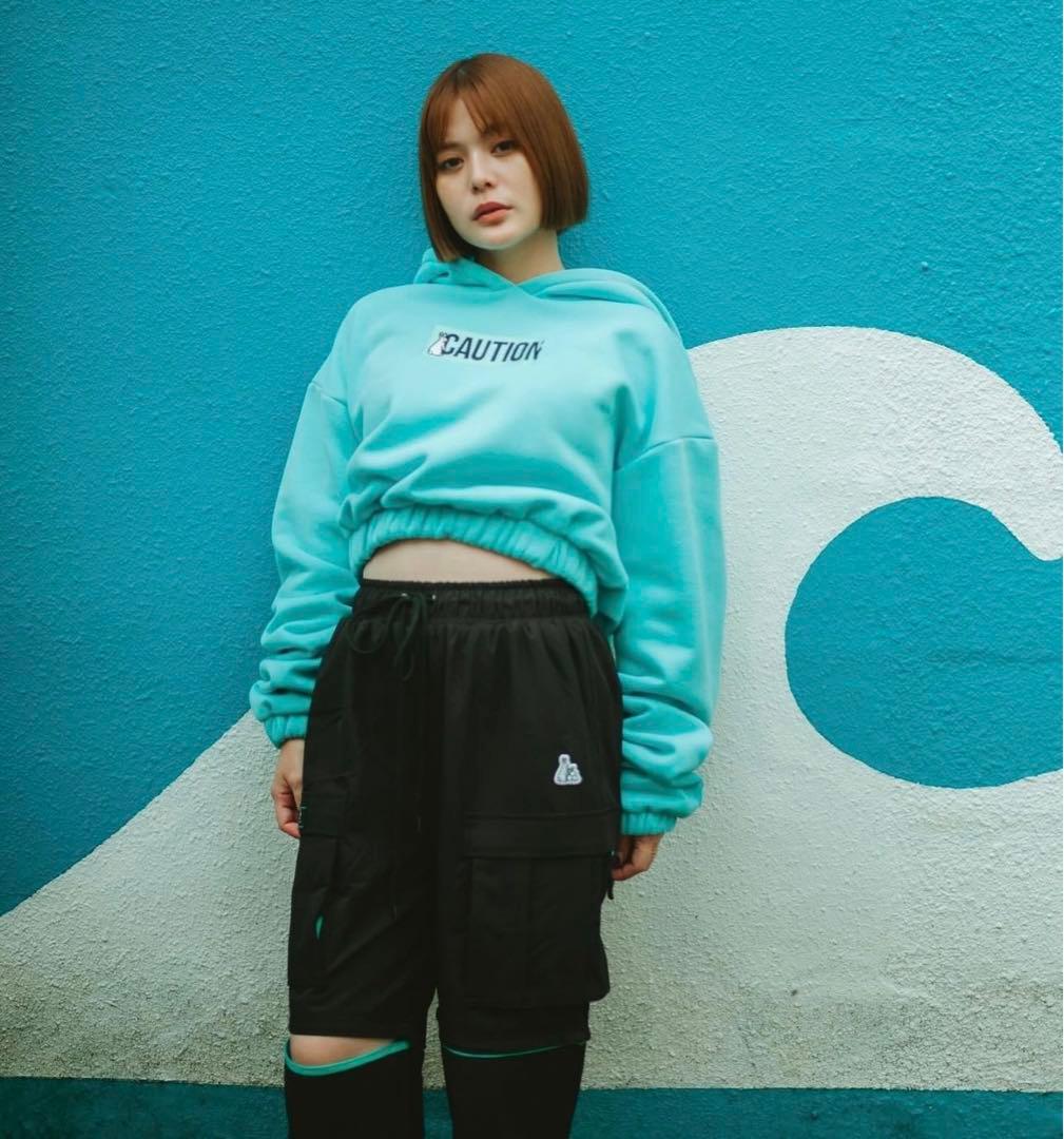 新品未使用 #FR2 月桃 沖縄限定 ショート丈フーディ ティファニー