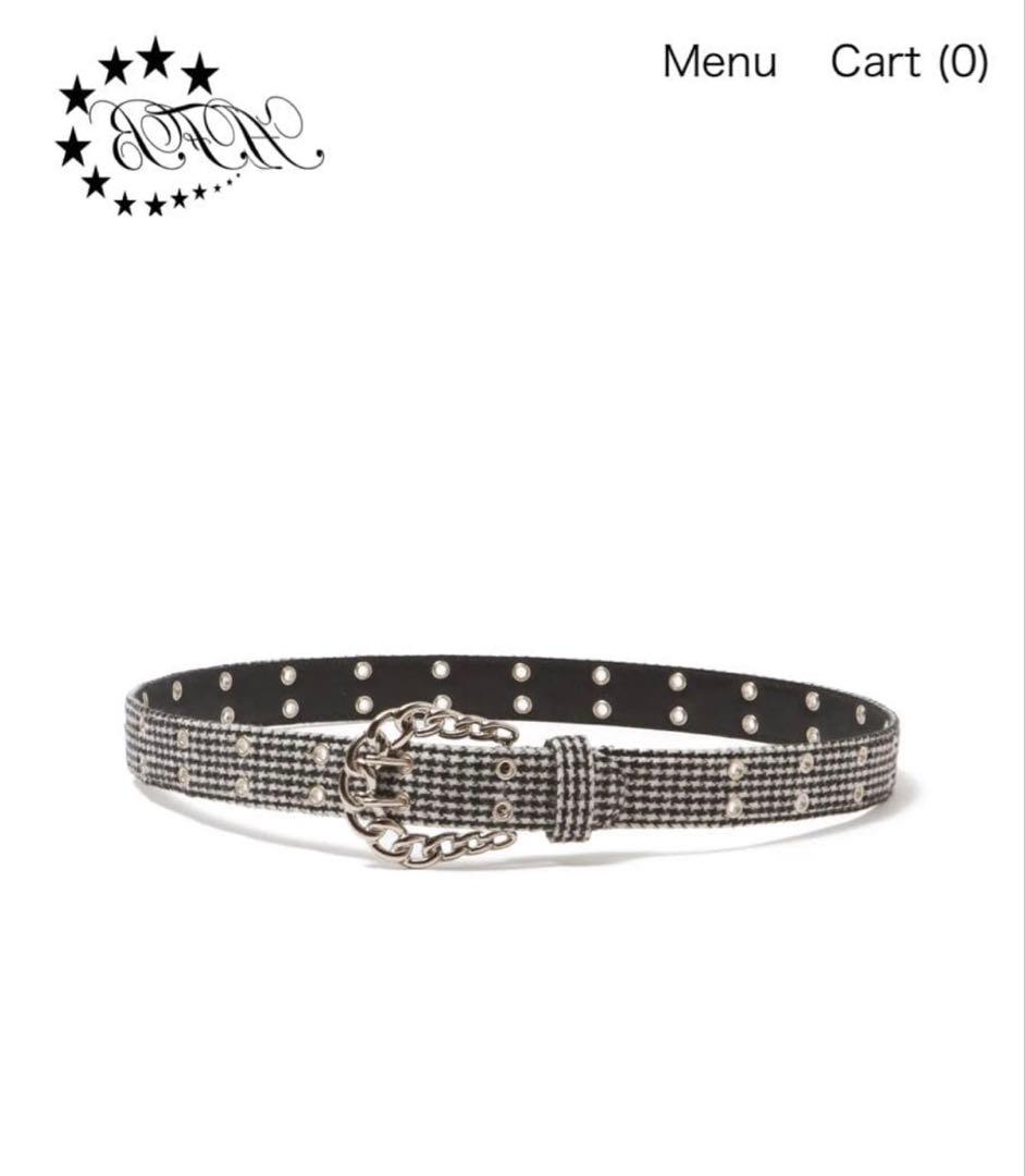 小物 AFB FLANNEL CHECK BELT