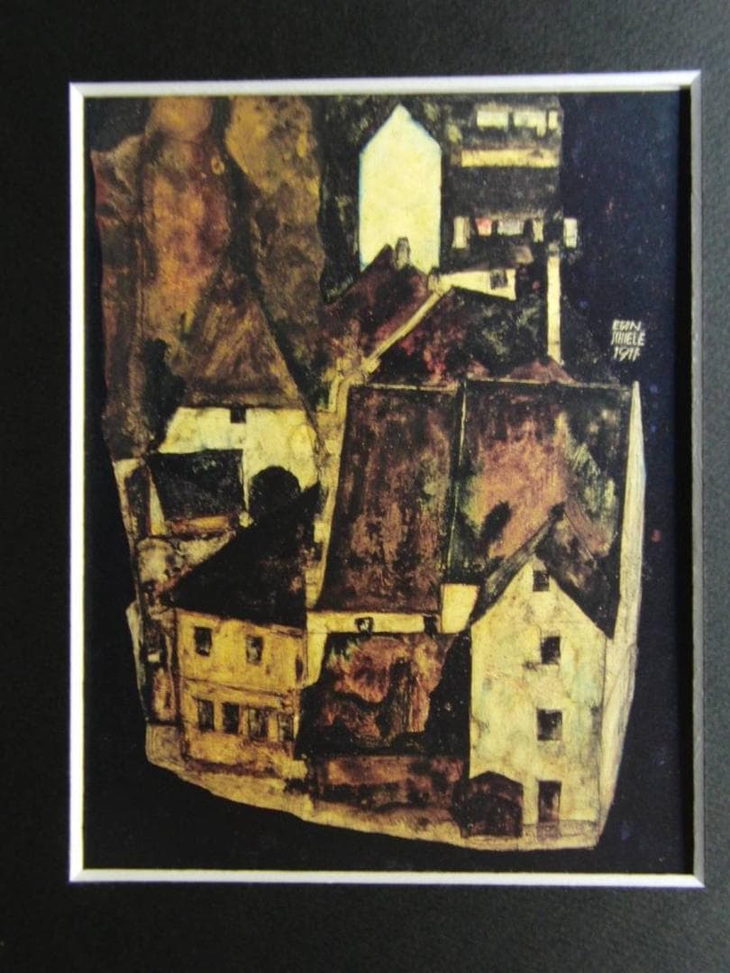 エゴン・シーレ、【死せる町Ⅲ（青い流れに面した町Ⅲ）】