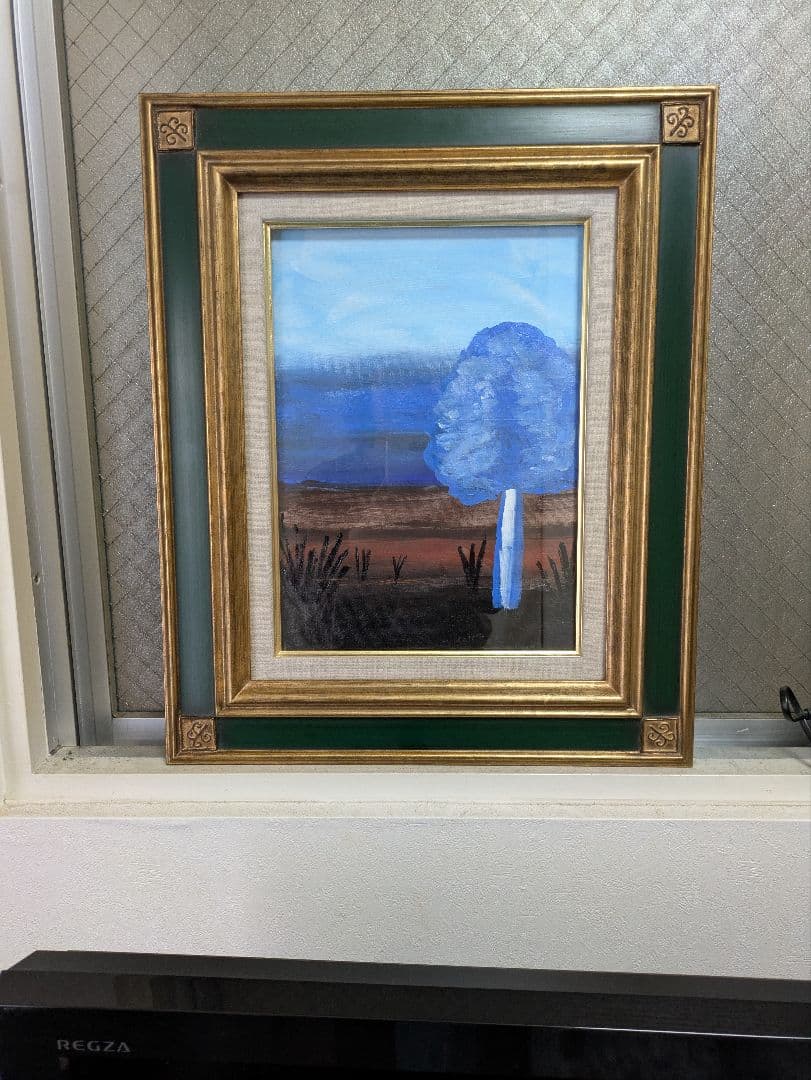 幻想の木　F4サイズ　幻想的な雰囲気が印象的　原画　一点物です。アクリル画