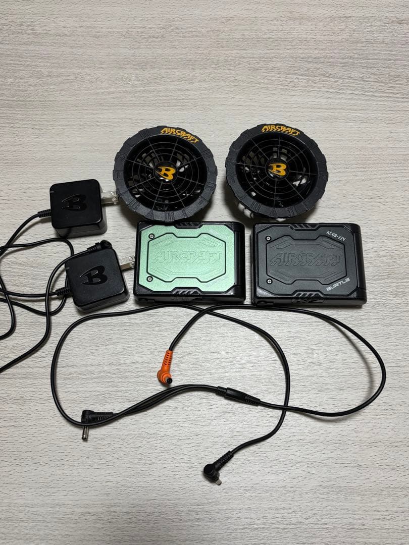 バートル　22v バッテリー　ファン