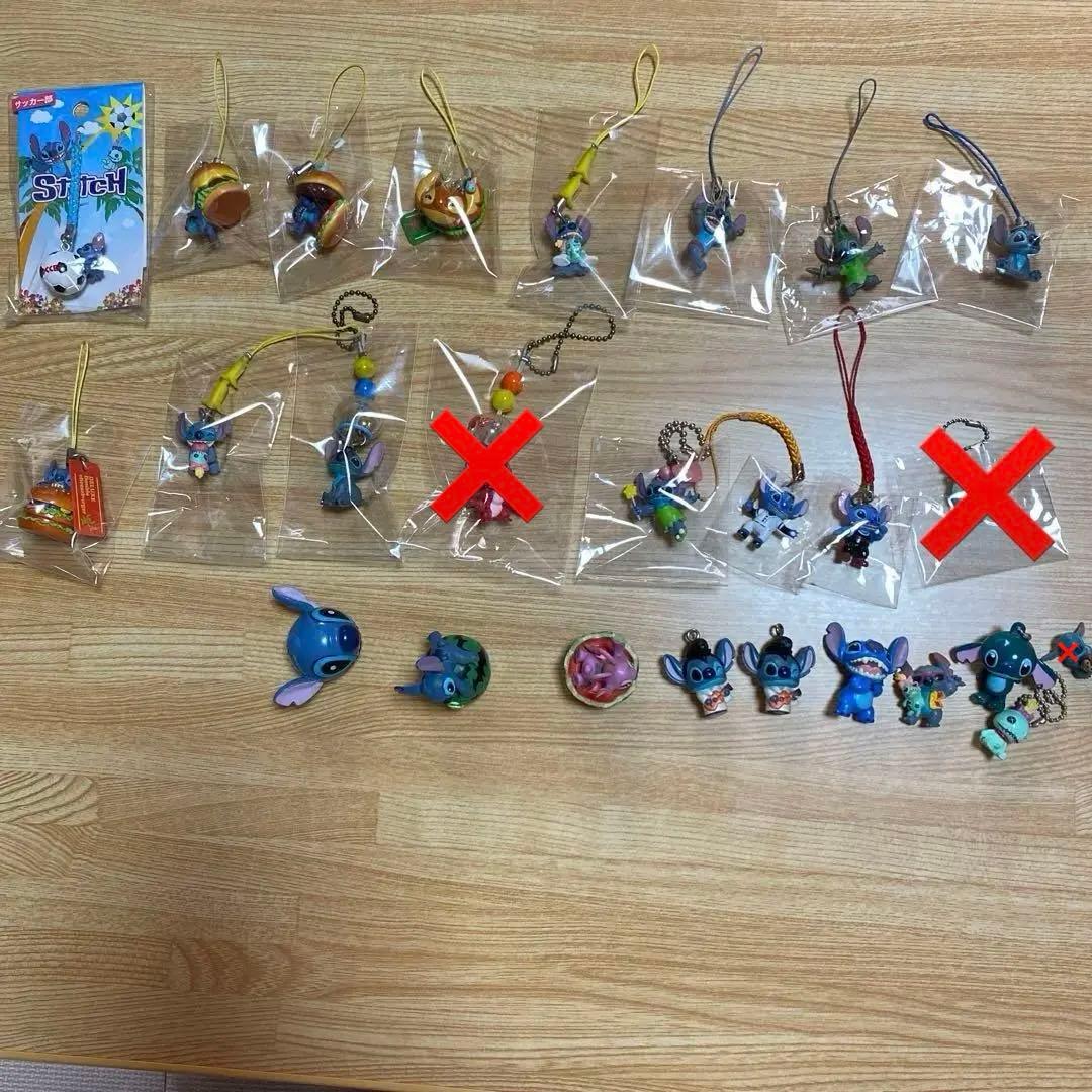 スティッチ ハンバーガー　ストラップ　小さいフィギュアなど