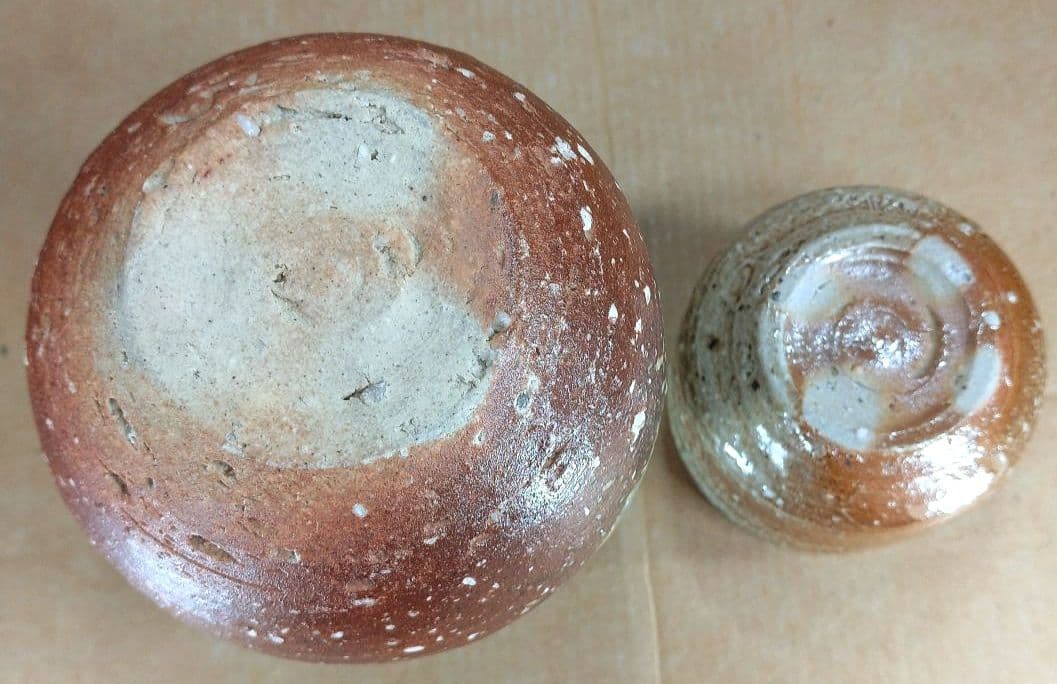 本物保証】高橋楽斎2セット 信楽ぐい呑揃(三点）徳利ぐい呑(組）全共箱