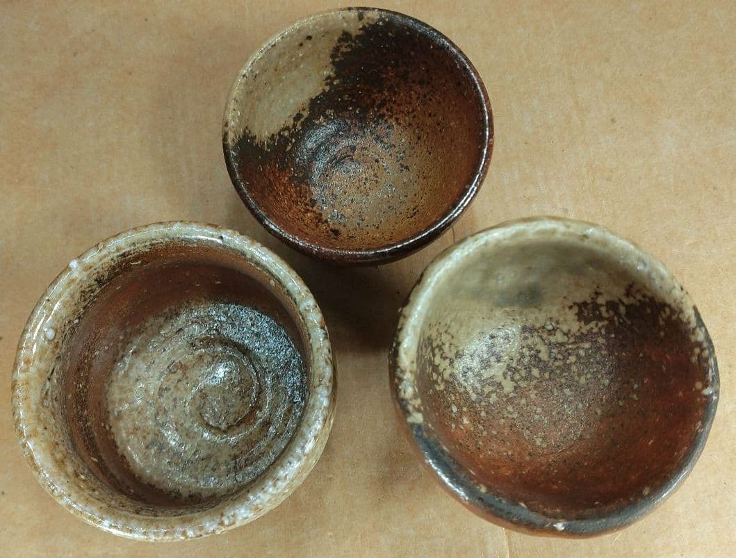 本物保証】高橋楽斎2セット 信楽ぐい呑揃(三点）徳利ぐい呑(組）全共箱