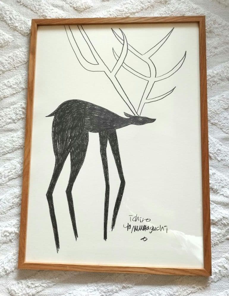 最終価格　山口一郎　reindeer　原画　Ｌサイズ