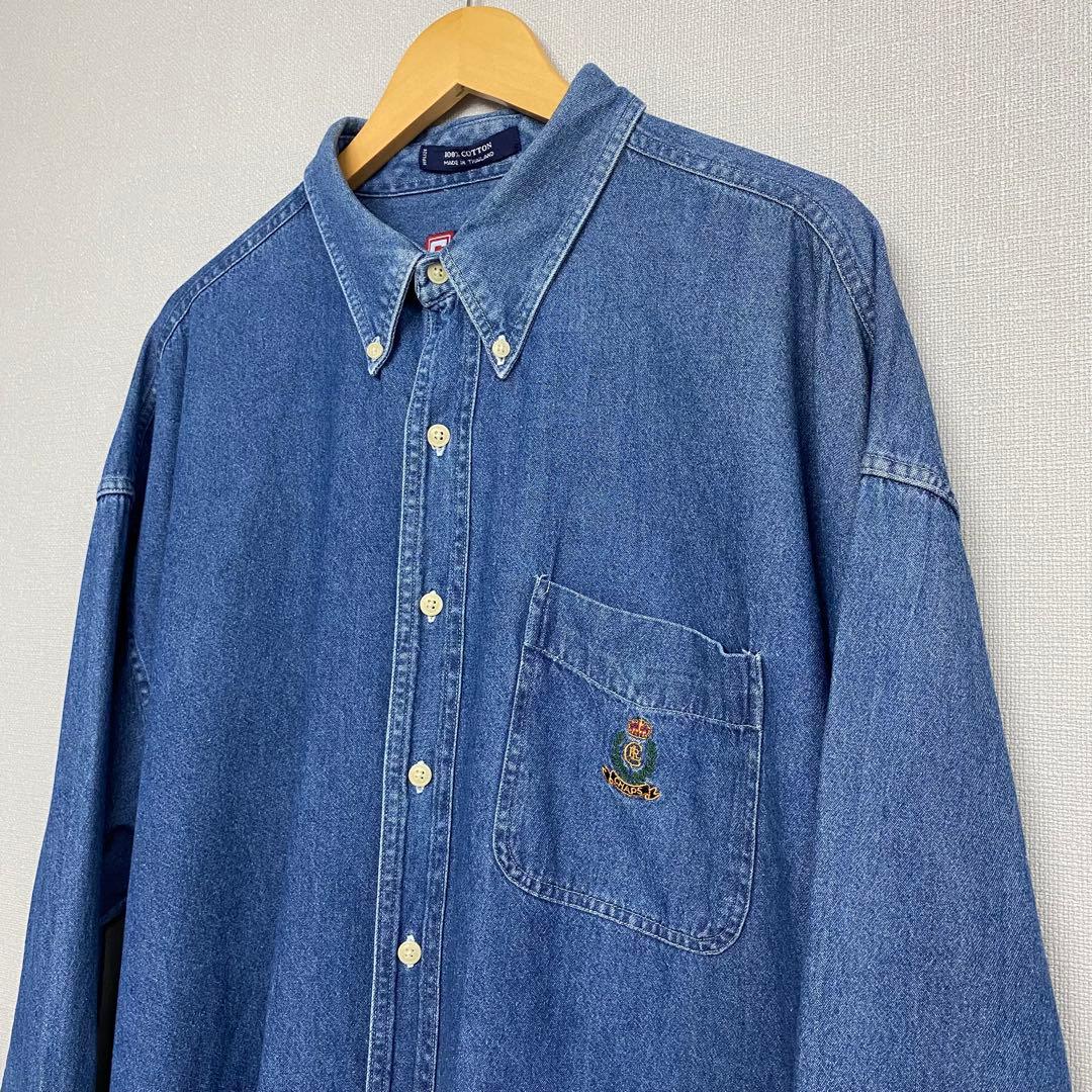 90'S Ralph Lauren CHAPS BDデニムシャツ 希少2XL - メルカリ
