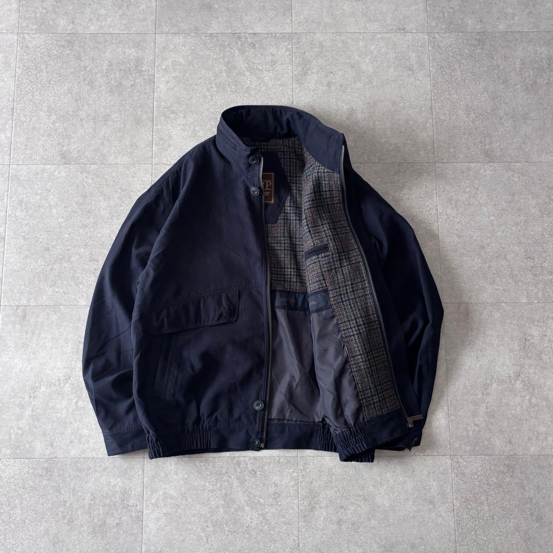 vintage 裏地総柄 短丈ブルゾン シティボーイ ノームコア アメカジ