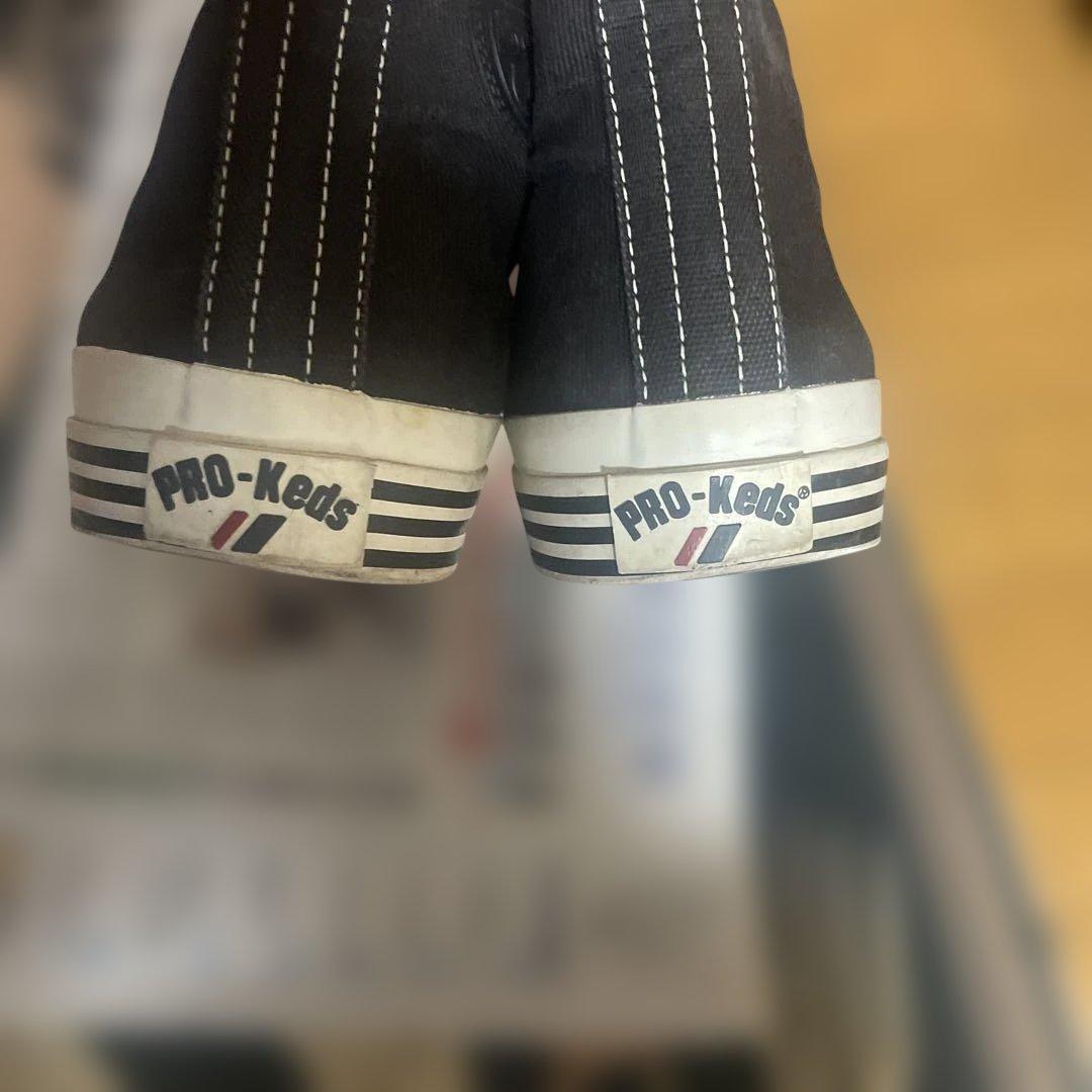 PRO-Keds ブラック ハイカットスニーカー US10.0 PRO kedsハイカットスニーカー ゴム紐 - メルカリ