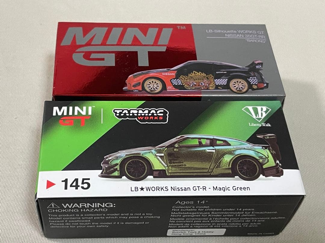 MiniGT 1/64R35 ミニカー2台セット
