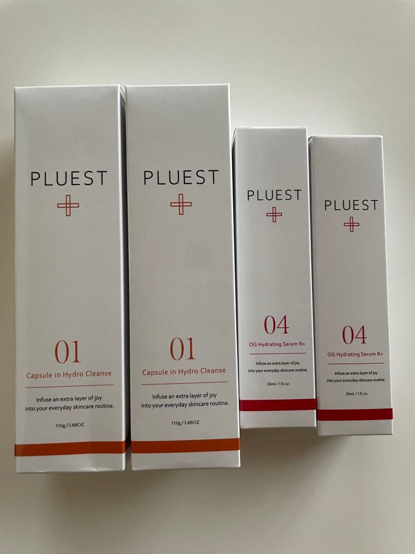 PLUESTブルエストカプセルインハドロクレンズ、ハイドレーティングセラムセット