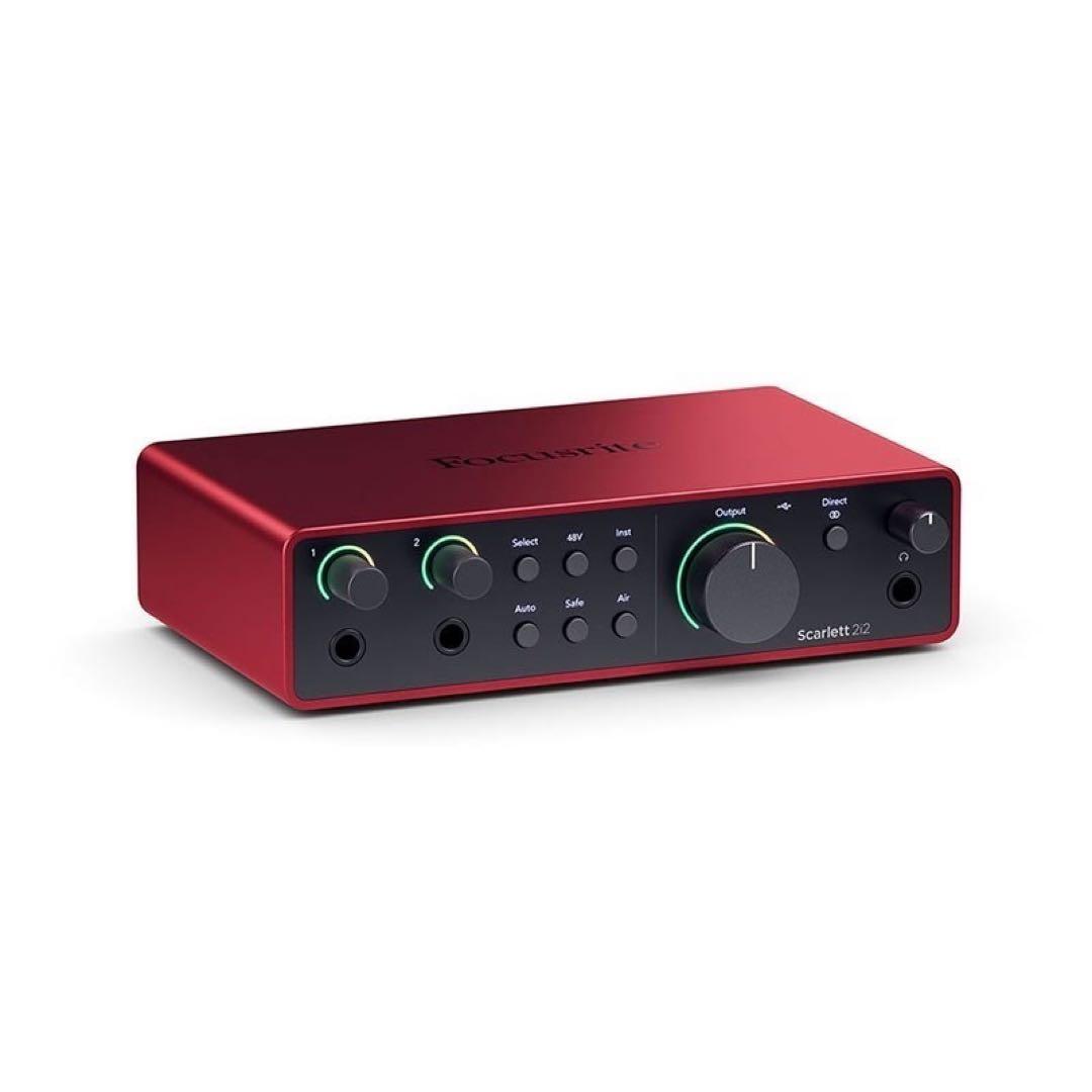 Scarlett 2i2 4世代 オーディオインターフェイス FOCUSRITE ( フォーカスライト ) Scarlett 2i2 (gen. 4) オーディオ