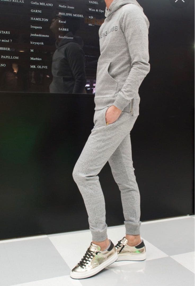 AKM luxe163 ブラウンバニー セットアップ　 スウェット　ジャージ