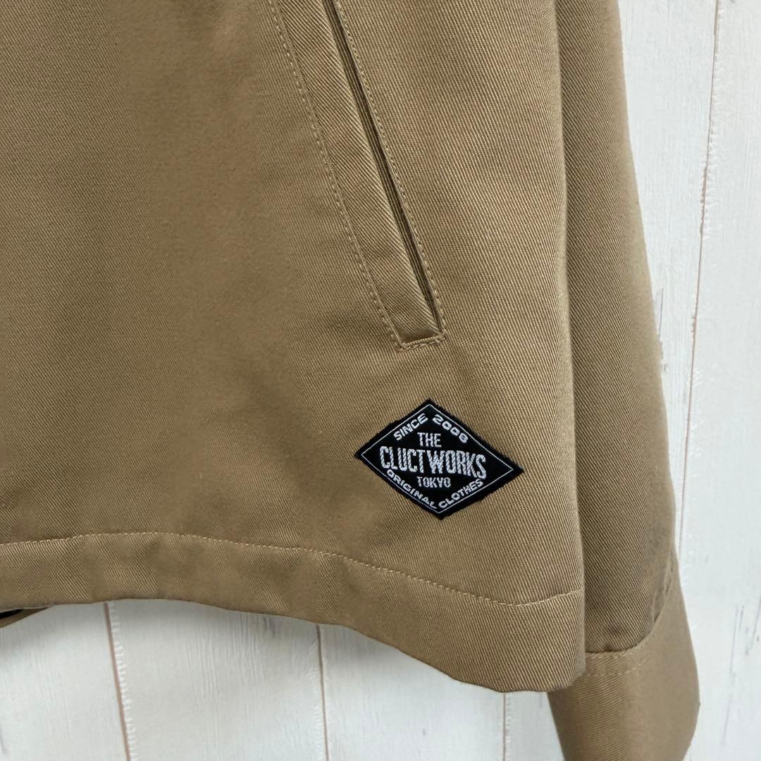 N*N様 クラクトCLUCT ジャケット 刺繍 ブルゾン M ベージュ ワークジ