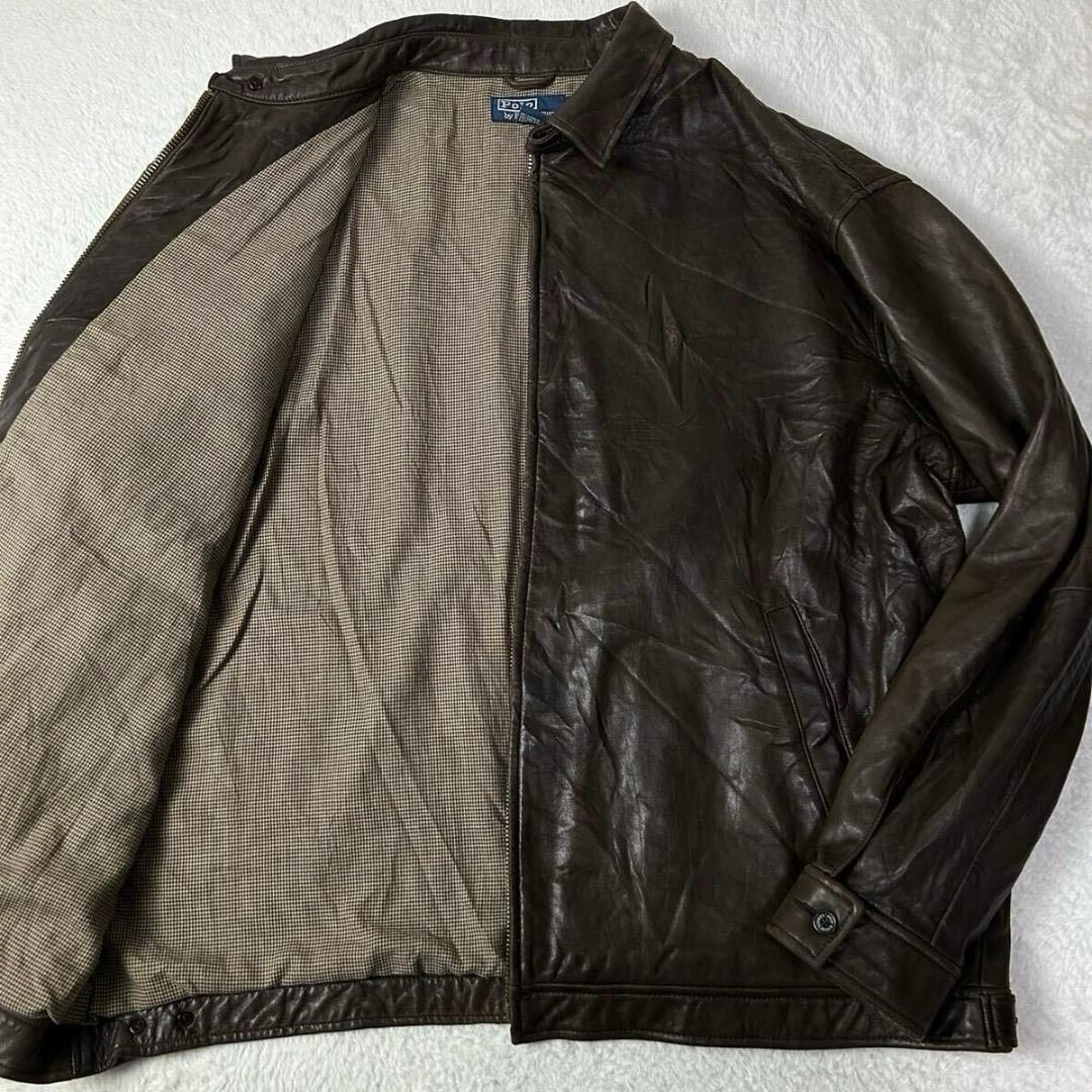 げ*ん様 90s XXL polo by ralph lauren ライダースジ