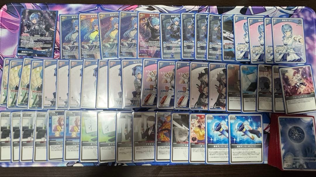 【二重スリーブ】ホロカ　構築デッキ 星街すいせい 沙花叉クロヱ 2026年最新】ホロカ 沙花叉 デッキの人気アイテム - メルカリ