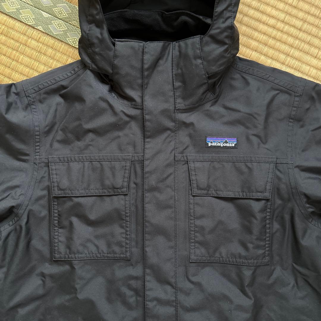 Patagonia ブラック マウンテンパーカー パタゴニア h2no 防水