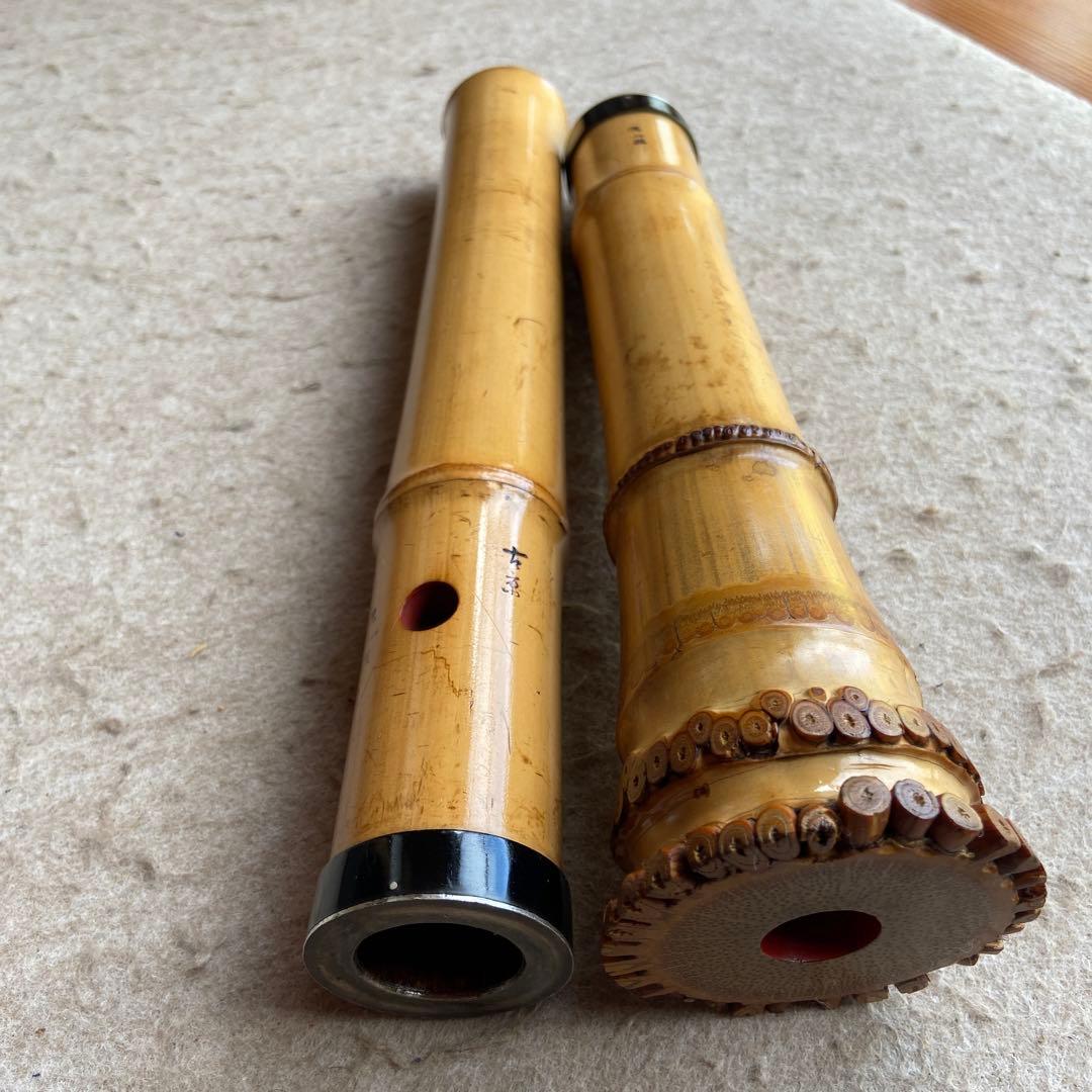 58 値下げ 尺八 一尺八寸管 銘 古京 三印 - メルカリ
