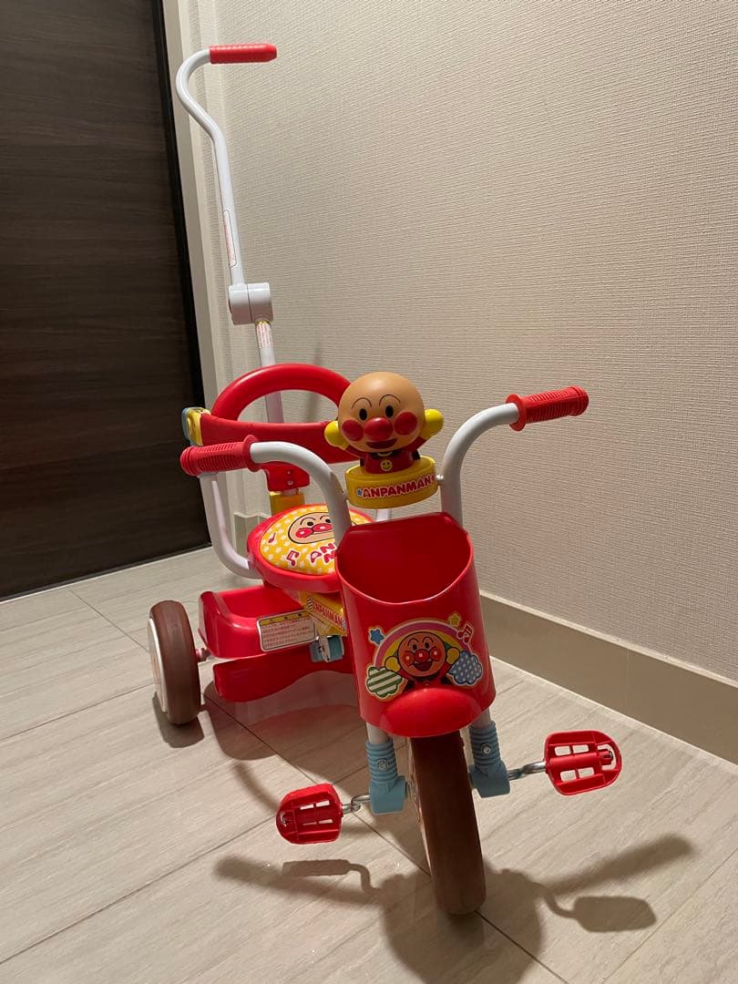 それいけ！アンパンマン オールインワンアップ折り畳み三輪車