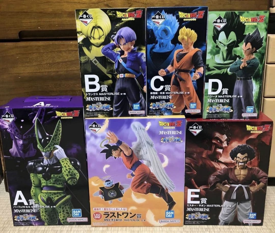 一番くじ　ドラゴンボール未来への決闘　フィギュア6体