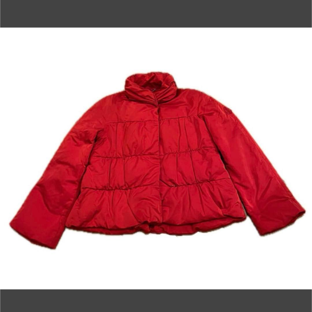 モンクレールガムルージュ　MONCLER ショートダウンコート　赤　サイズ　0