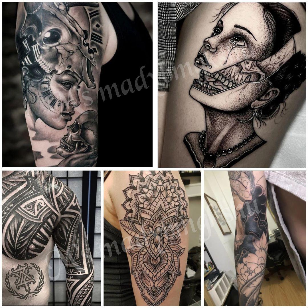 タトゥーインク US ダイナミック (8oz) トリプルブラック タトゥー