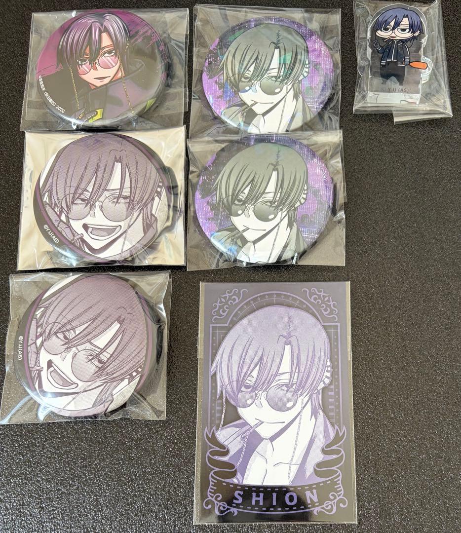 桃源暗鬼　朽森　缶バッジ　チビキャラブロック