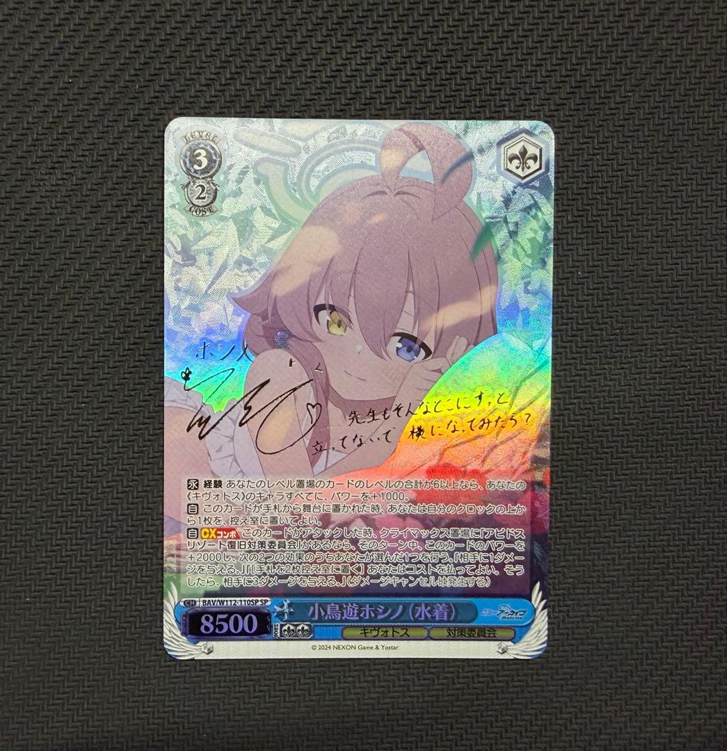 小鳥遊ホシノ(水着) SP WS サイン