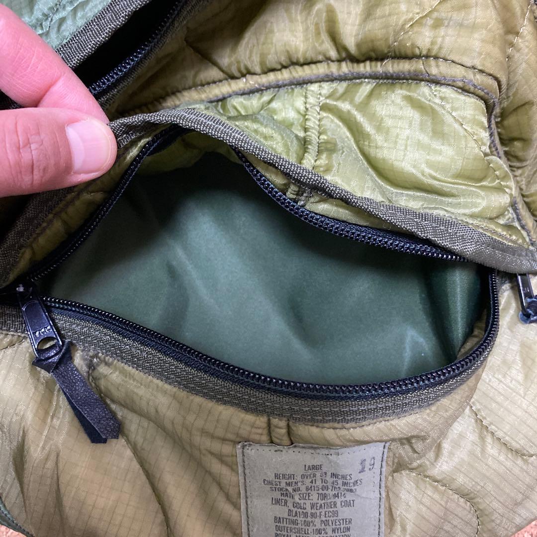 キムタク着同型同色USウエストバッグM-65 Quilted Liner木村拓哉