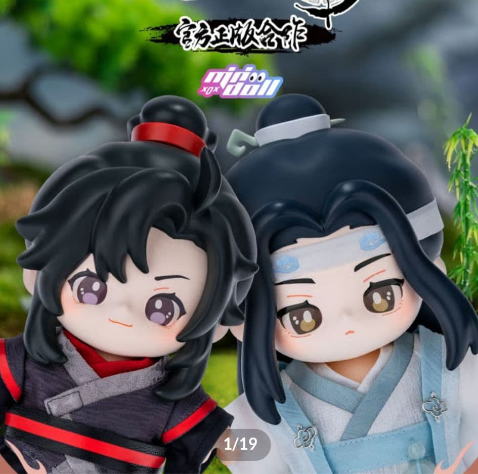 魔道祖師 陳情令 魏無羨 藍忘機 minidoll Jotosドール フィギュア