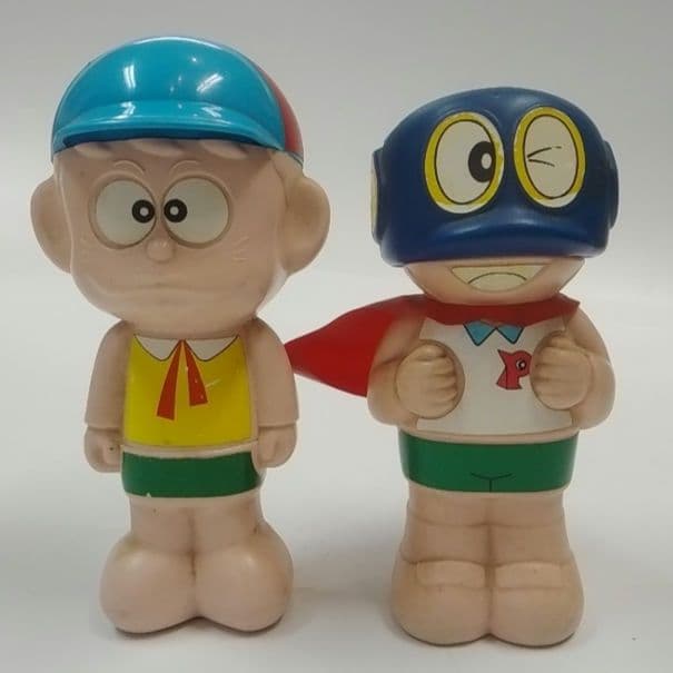 サンスター こどもシャンプー 怪物くん　パーマン 1号 ソフビ 当時物