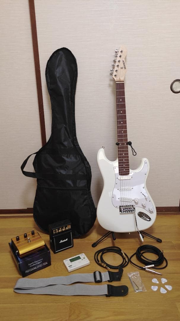 Selder エレキギター (10点セット) SELDER エレキギター ハムバッカー搭載 STH-20 入門13点セット